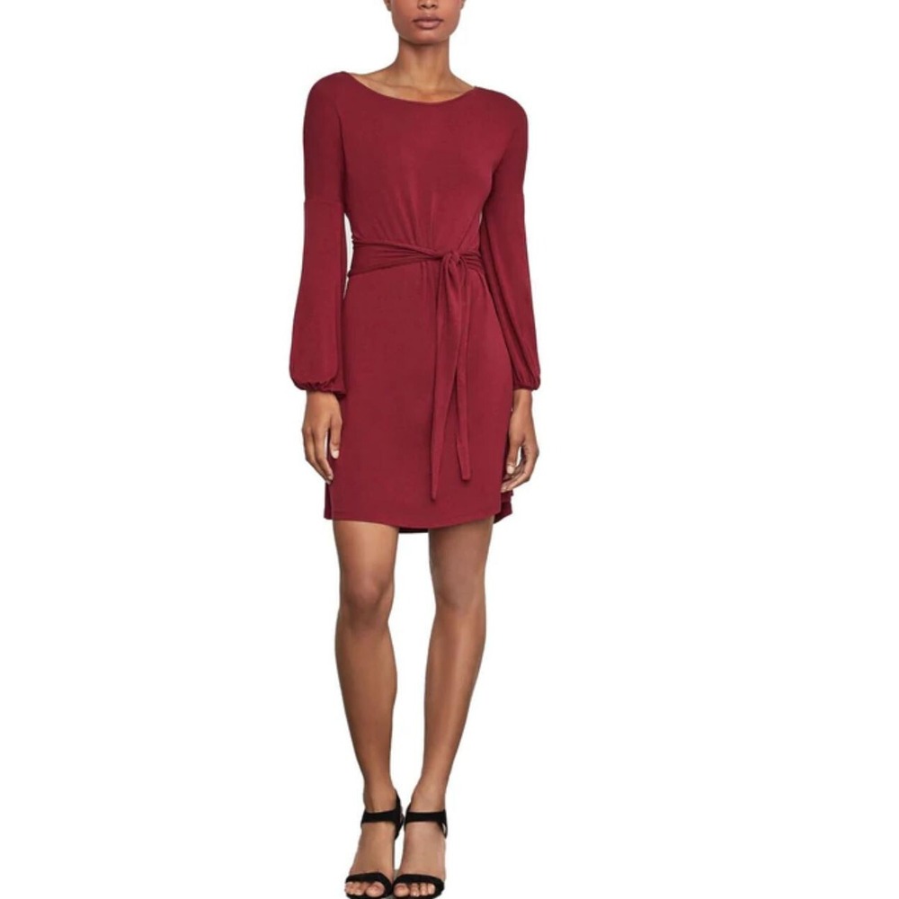 BCBGMAXAZRIA Women Tibetan Red Fit Flare Dress GZD65O71-6Y1 XXS NWT